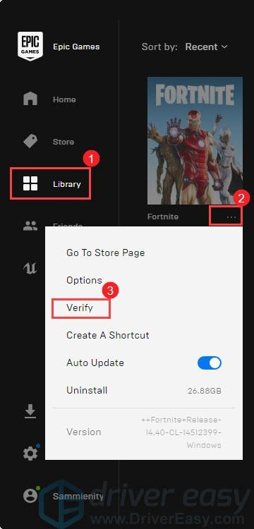 Library tab