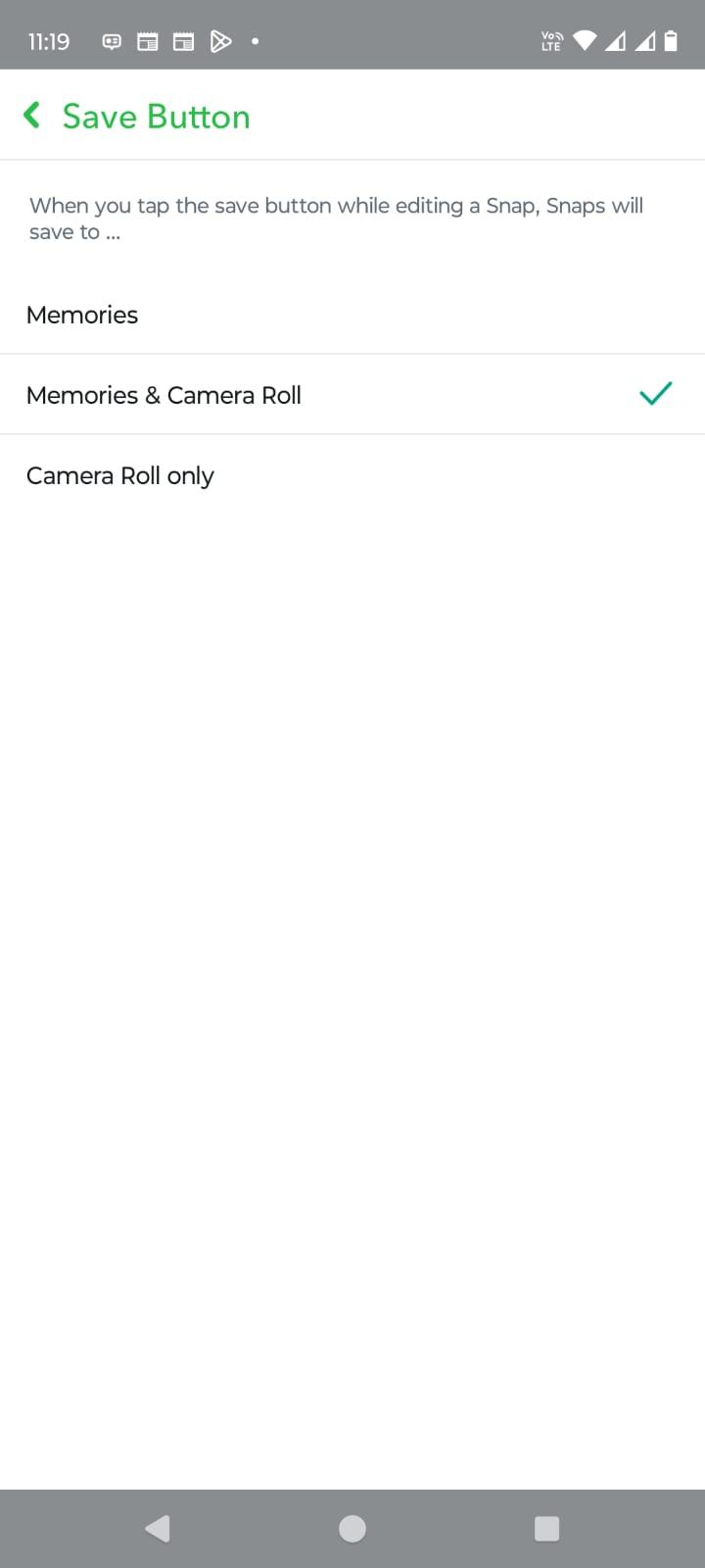 Memories & Camera Roll