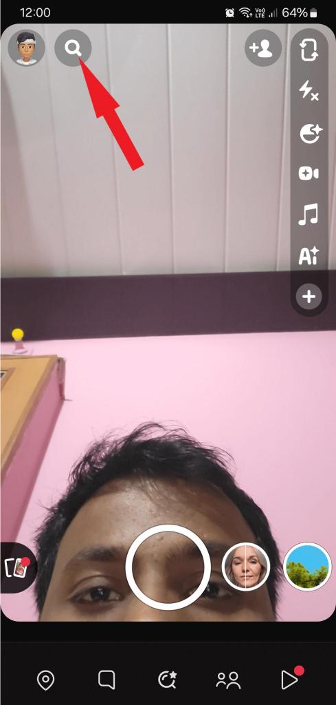 search in the Lens icon