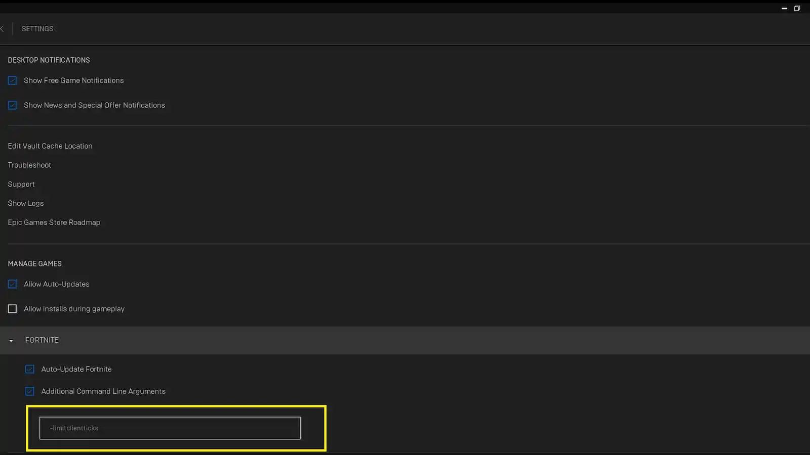 Manage Games