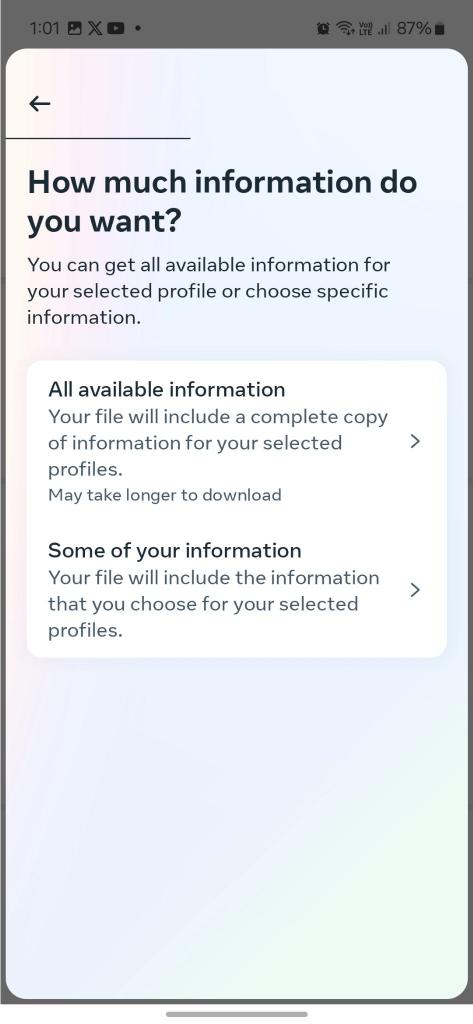 Some of your information