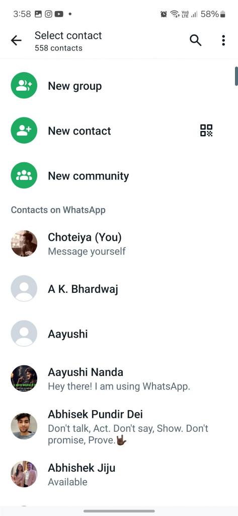 New Contact