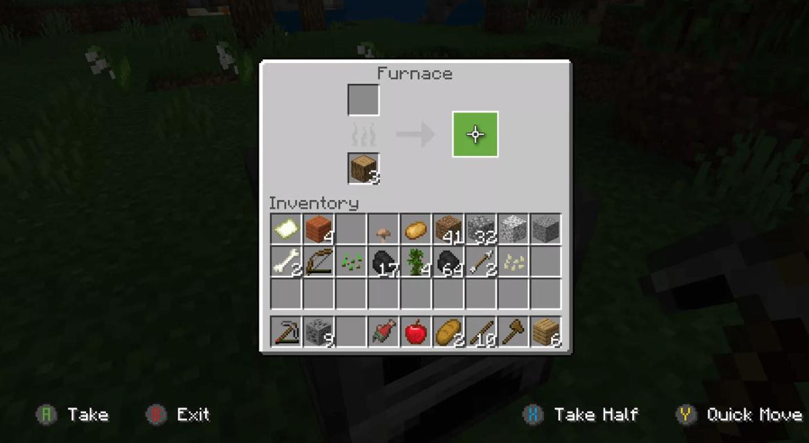 the resulting charcoal