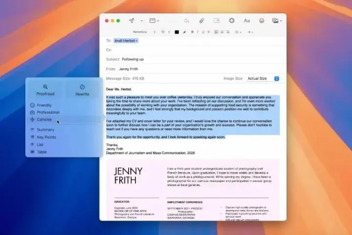 Summarized notifications
