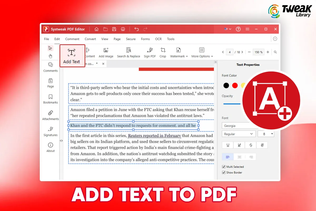 How to Add Text to PDF:  Write on a PDF Document Easily