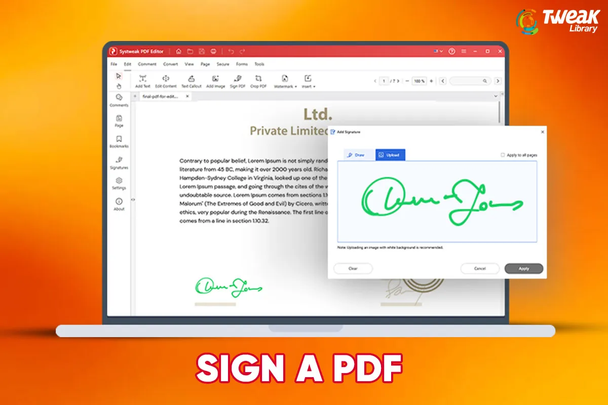 How to Sign a PDF