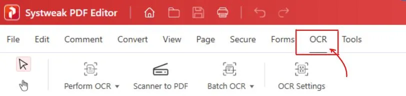 OCR tab