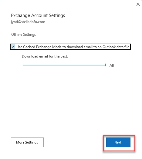adjusting the slider