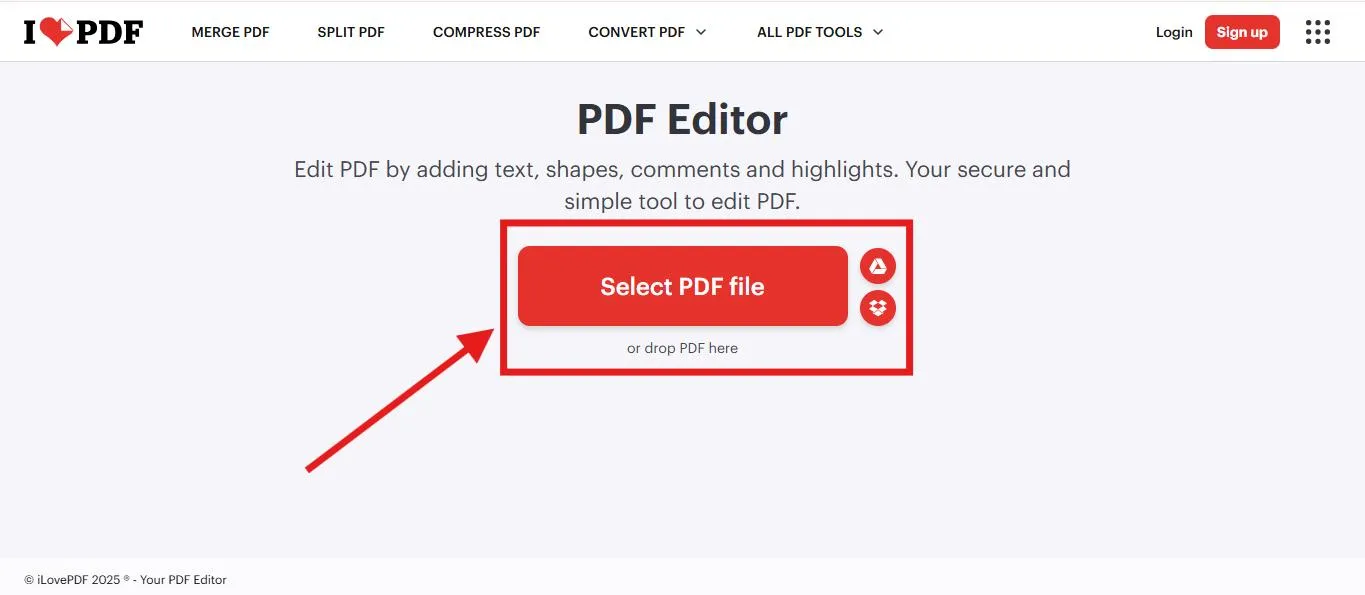 Select PDF File