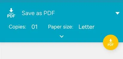 Save as PDF