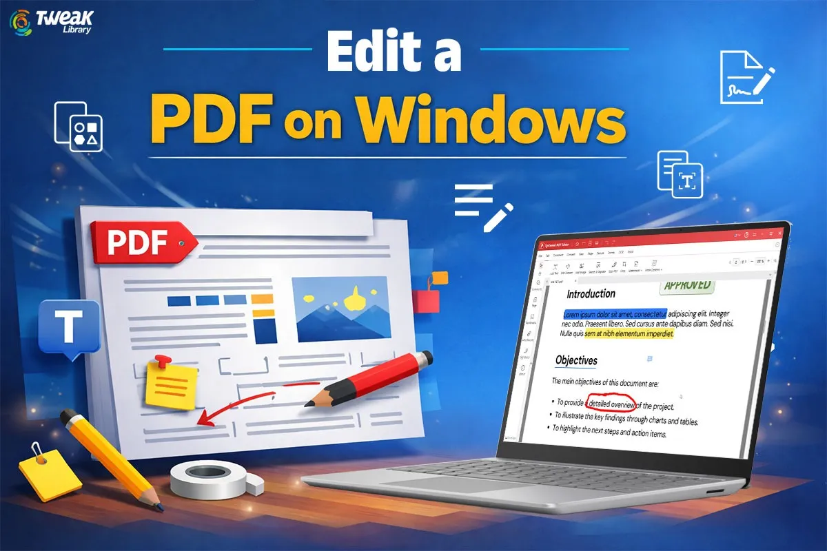 How to Edit a PDF on Windows